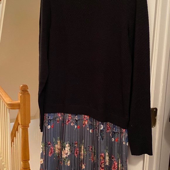 ted baker oracle pleat dress